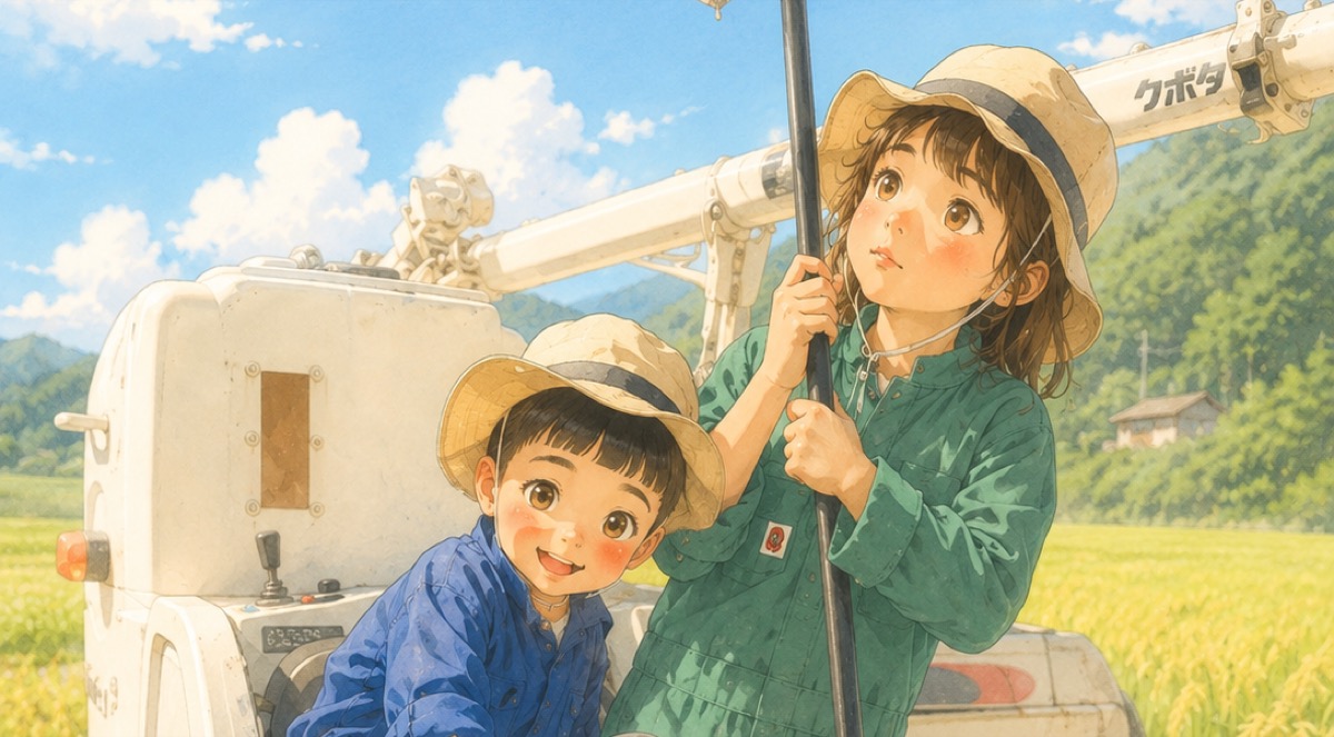 田舎の米作り