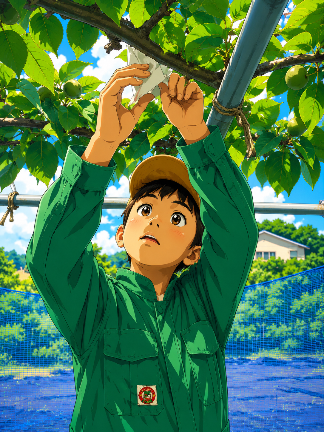緑のつなぎの姉・大収穫！